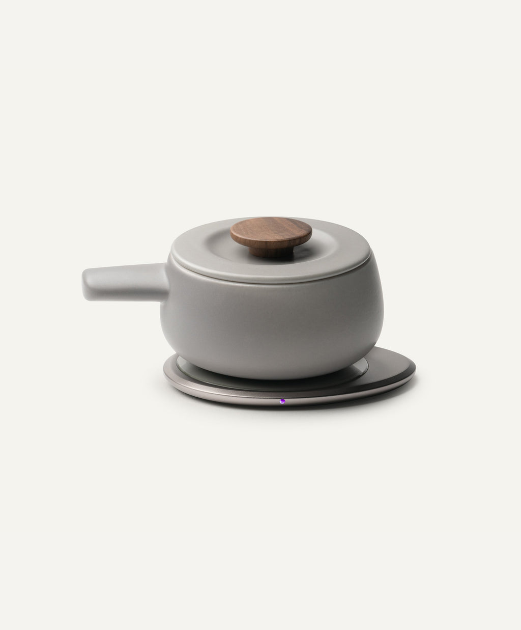 OHOM Fondi Self-heating Fondue Set - Soft Gray | Heirloom Boulevard
