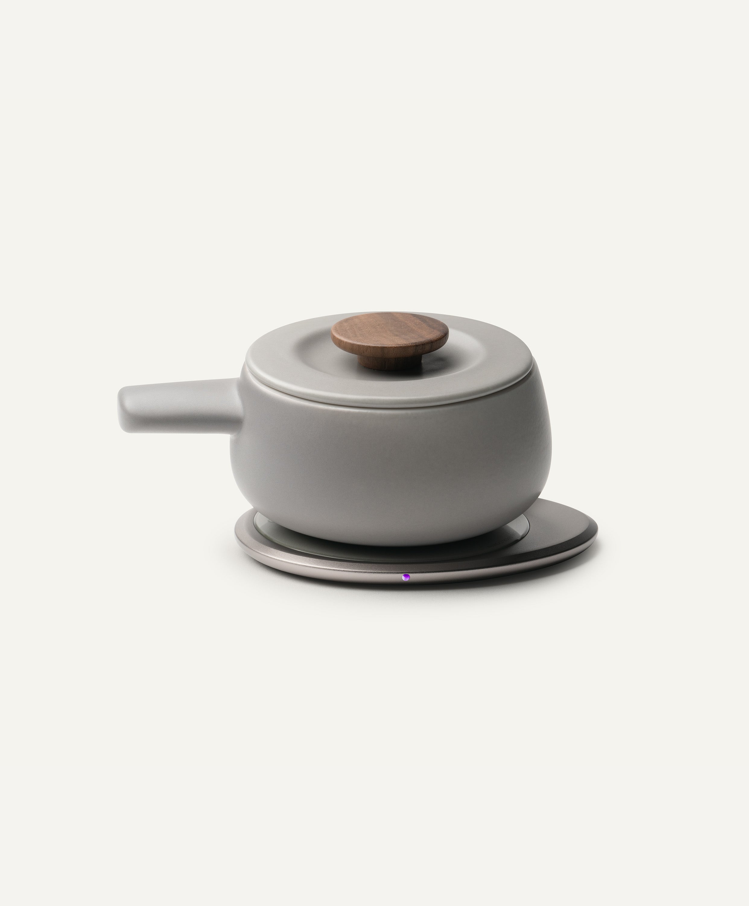 OHOM Fondi Self-heating Fondue Set - Soft Gray | Heirloom Boulevard
