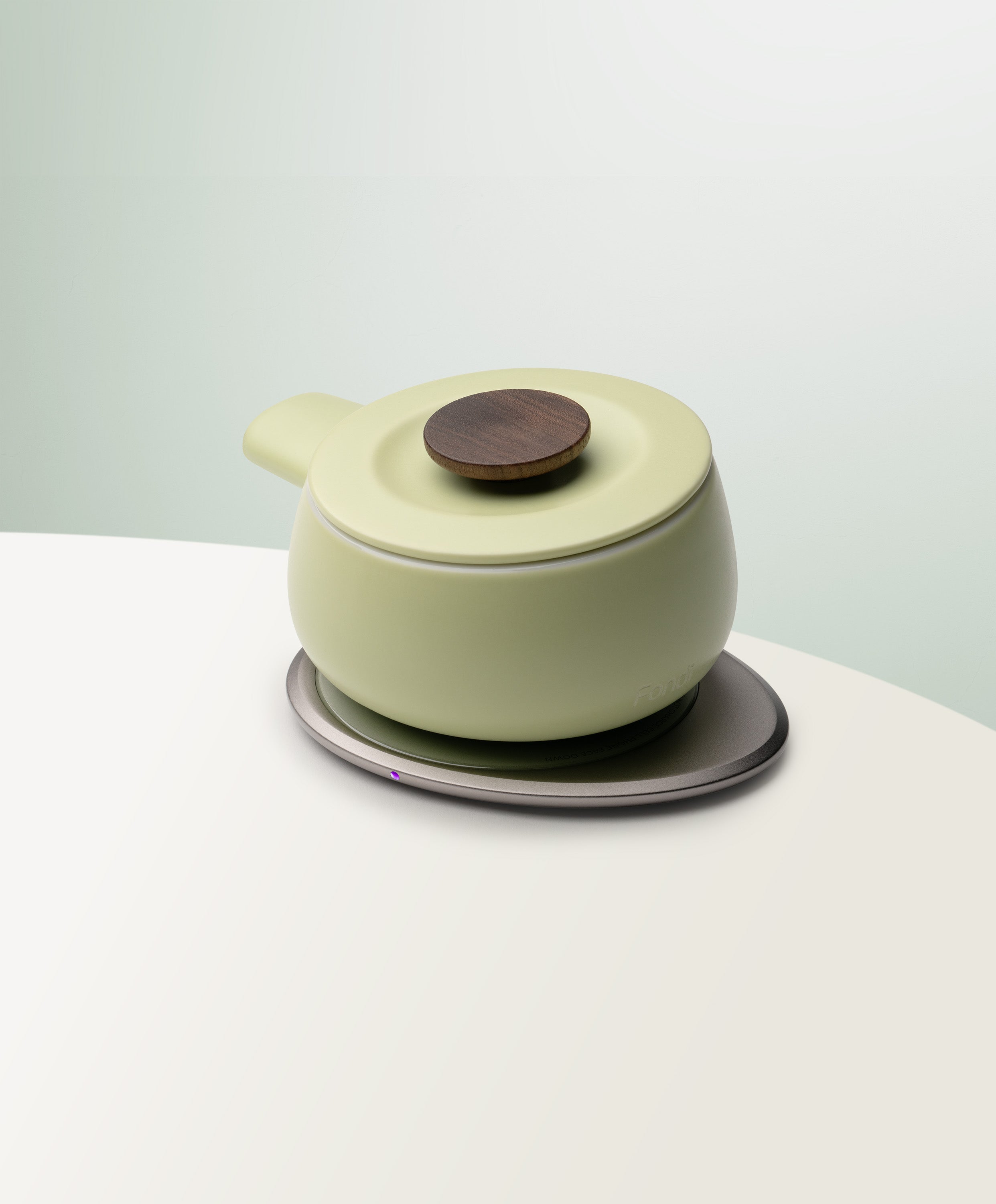 OHOM Fondi Self-heating Fondue Set - Verde Green | Heirloom Boulevard