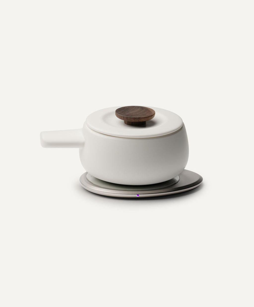OHOM Fondi Self-heating Fondue Set - Jasmine White | Heirloom Boulevard
