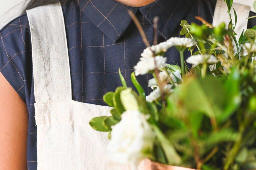 Galley & Fen Botanical Embroidered Apron | Heirloom Boulevard