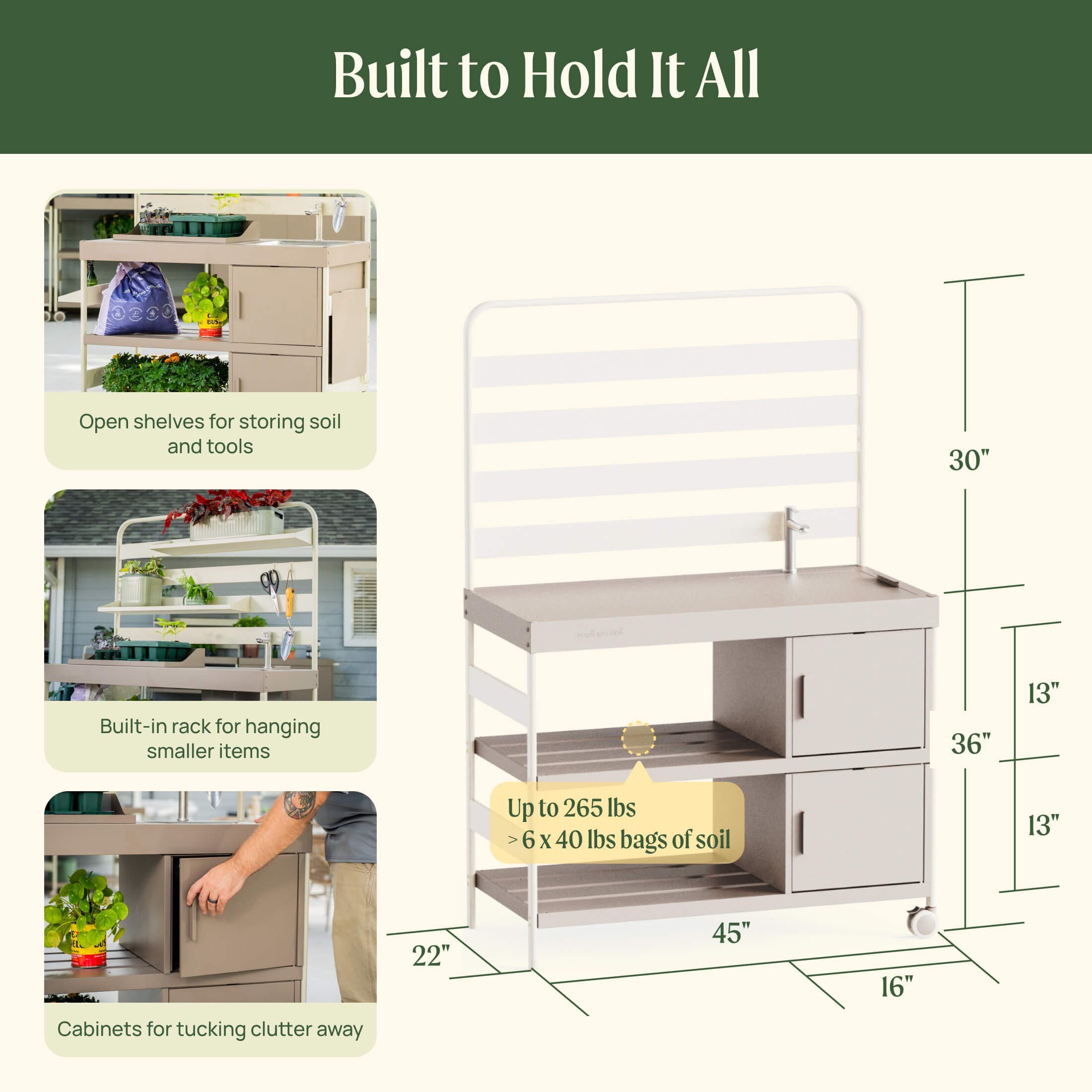 Vego Garden Garden Sink Station | Heirloom Boulevard