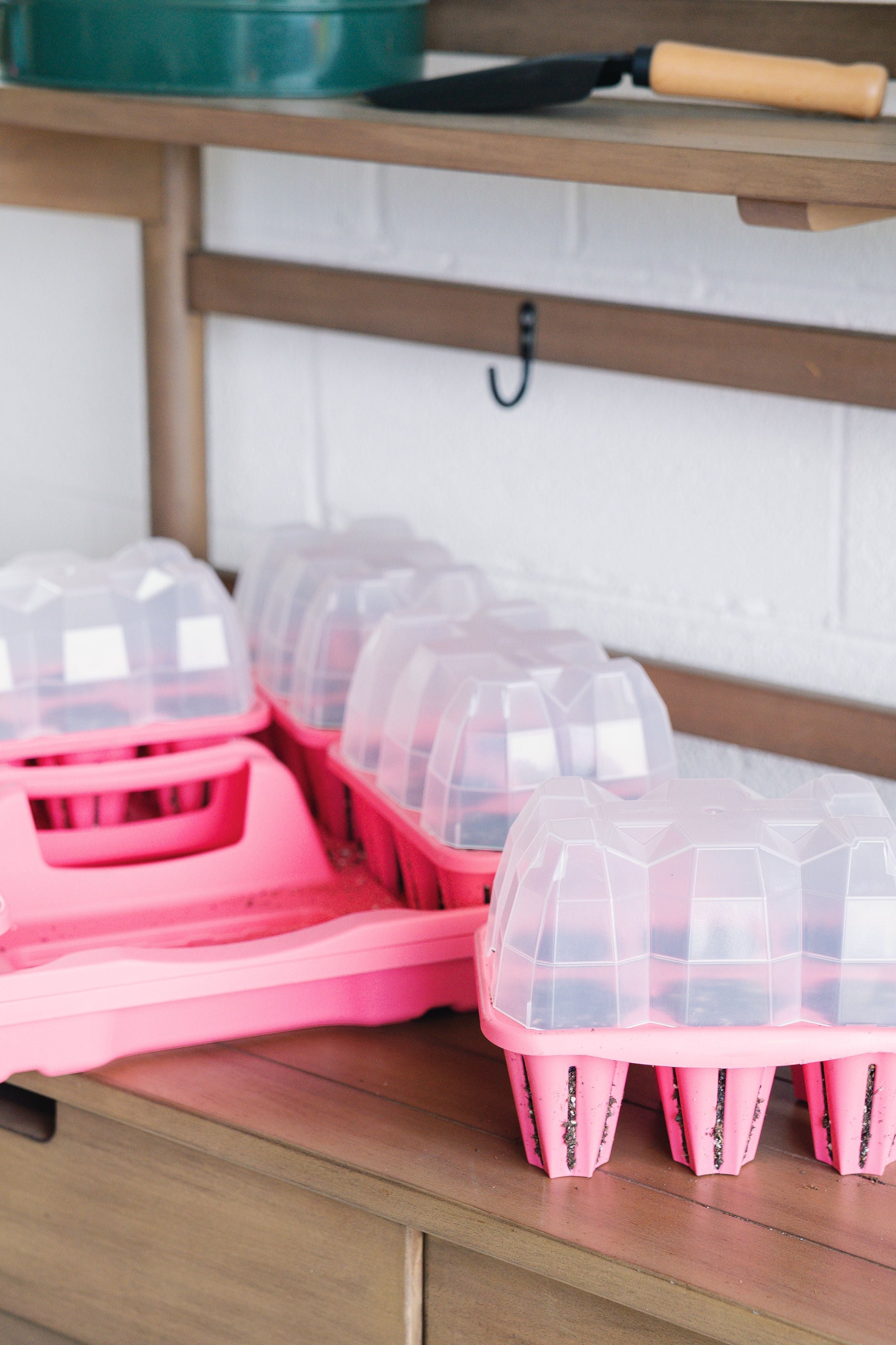 GreenStalk Garden Seed Starter Kit with Domes Strawberry Pink | Heirloom Boulevard