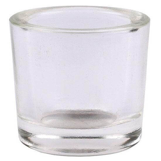 Heavy Glass Votive Candle Holders - 50% Recycled Glass Clear | Heirloom Boulevard
