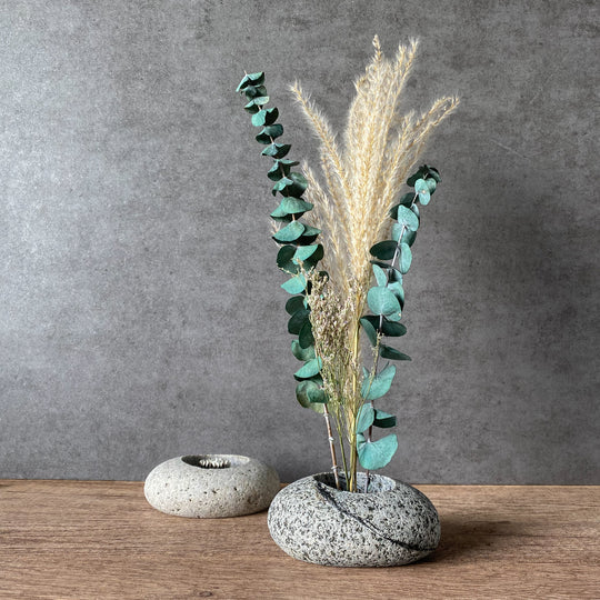 Beach Stone Ikebana Vase | Heirloom Boulevard