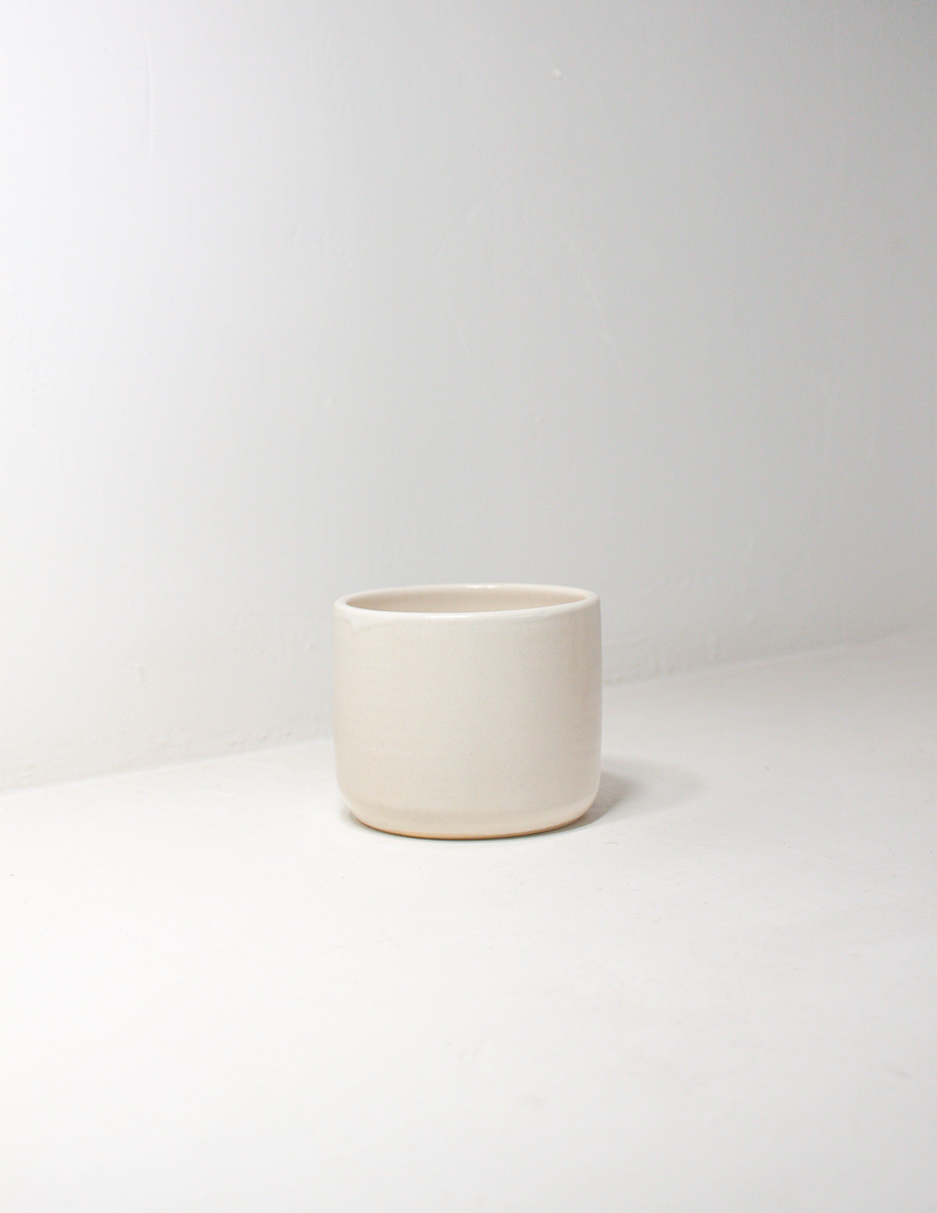 Black Oak Art Small Planter Cotton | Heirloom Boulevard