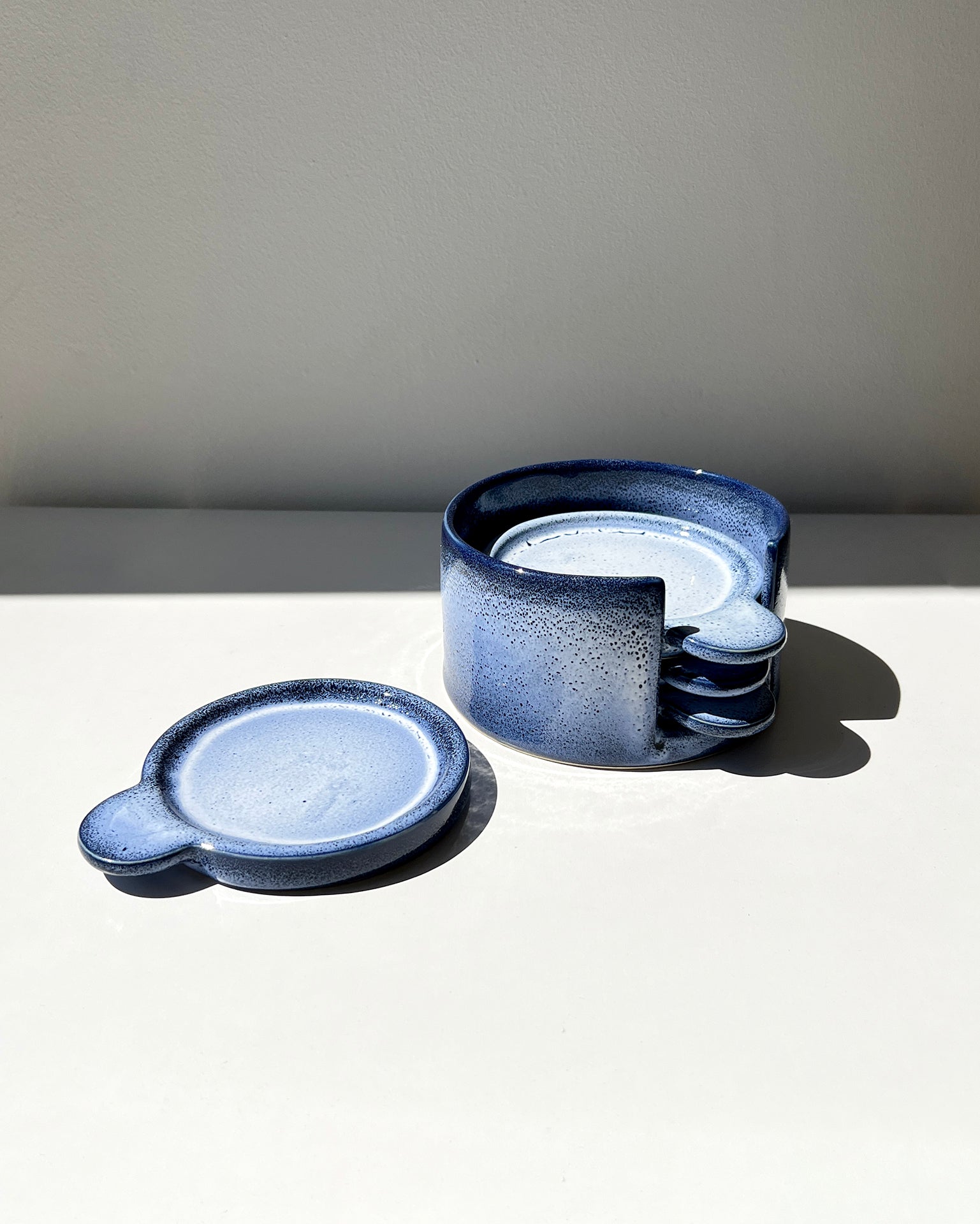 Indigo Handmade Tapas Plate Set atacama home | Heirloom Boulevard