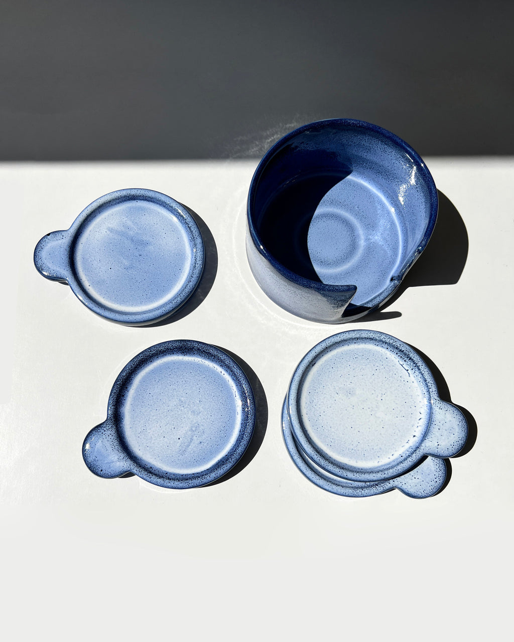 Indigo Handmade Tapas Plate Set atacama home | Heirloom Boulevard