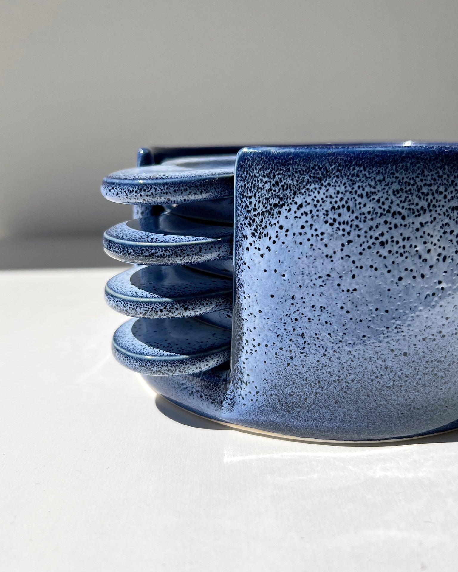 Indigo Handmade Tapas Plate Set atacama home | Heirloom Boulevard