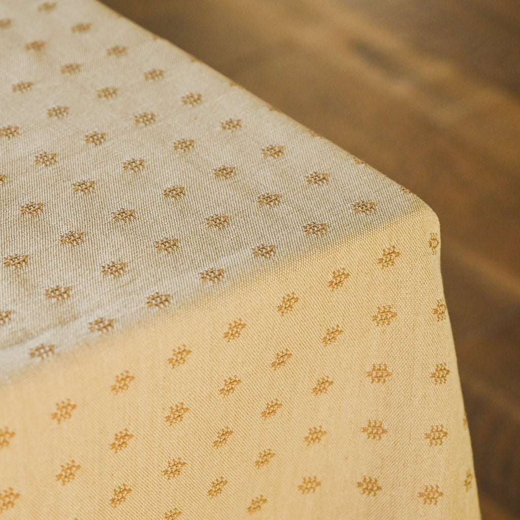 Galley & Fen Umber Dobby Tablecloth | Heirloom Boulevard