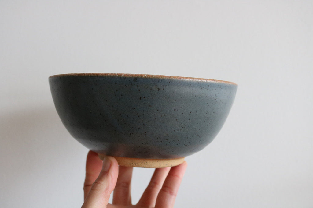 KJ Pottery Cereal Bowl Smoke Blue | Heirloom Boulevard