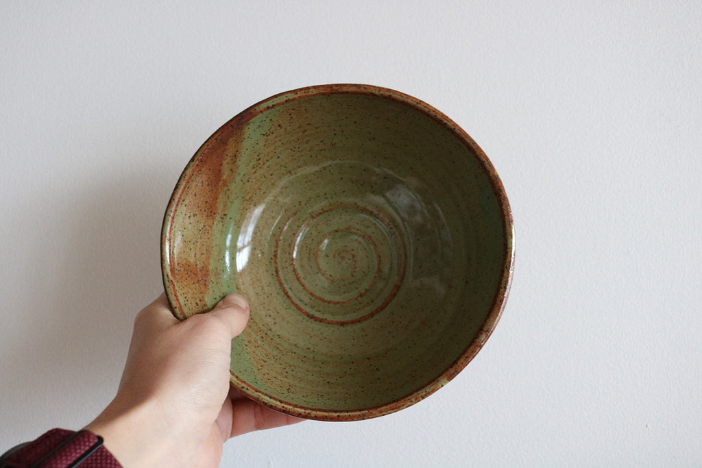 KJ Pottery Cereal Bowl Desert Green | Heirloom Boulevard