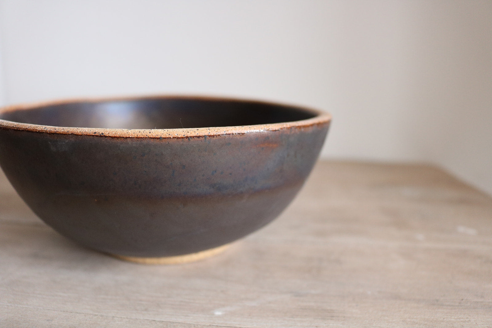 KJ Pottery Cereal Bowl Brown Metal | Heirloom Boulevard