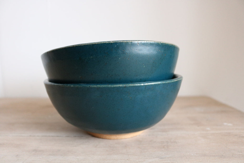 KJ Pottery Cereal Bowl Dark Indigo | Heirloom Boulevard
