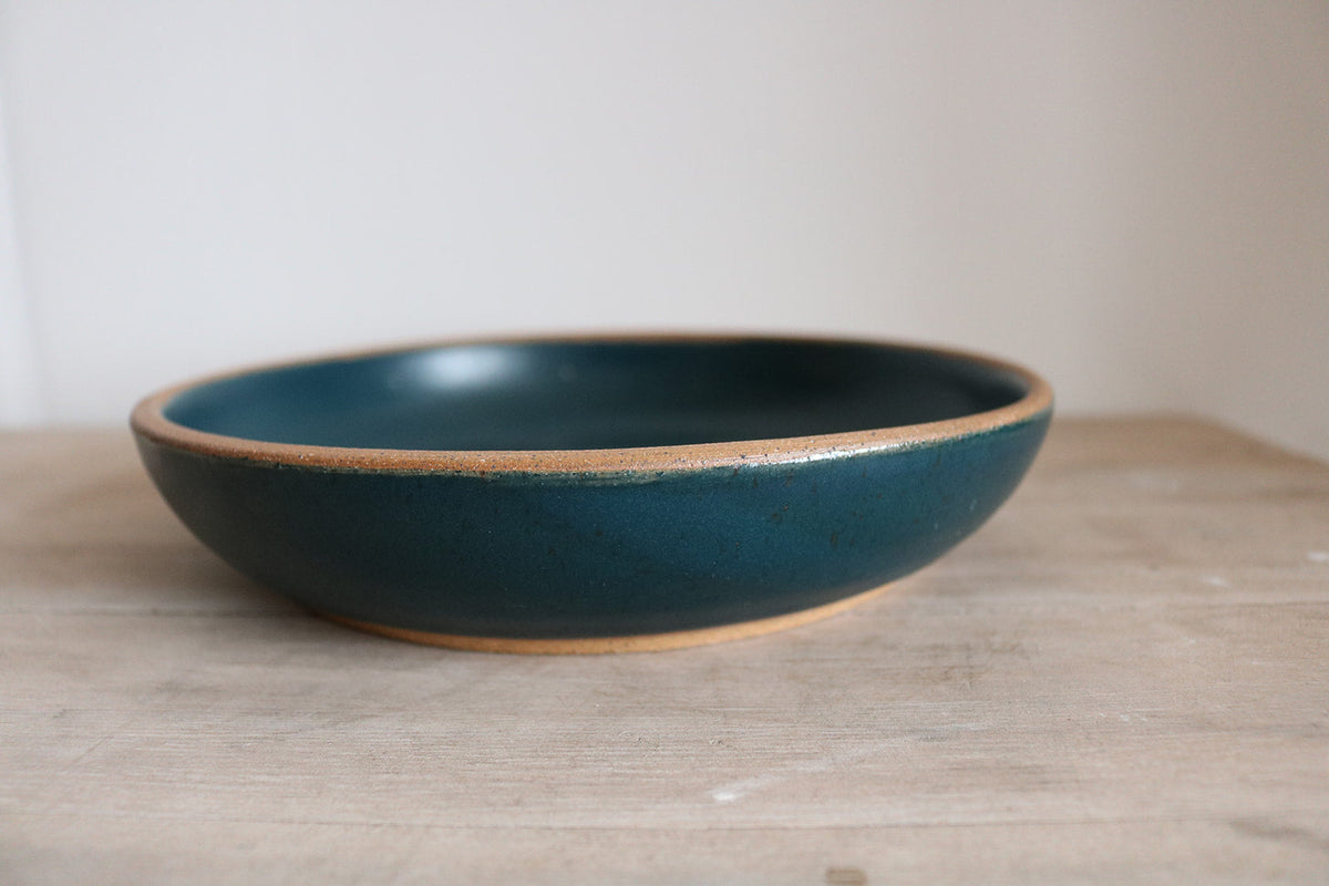 KJ Pottery Pasta Bowl Dark Indigo | Heirloom Boulevard