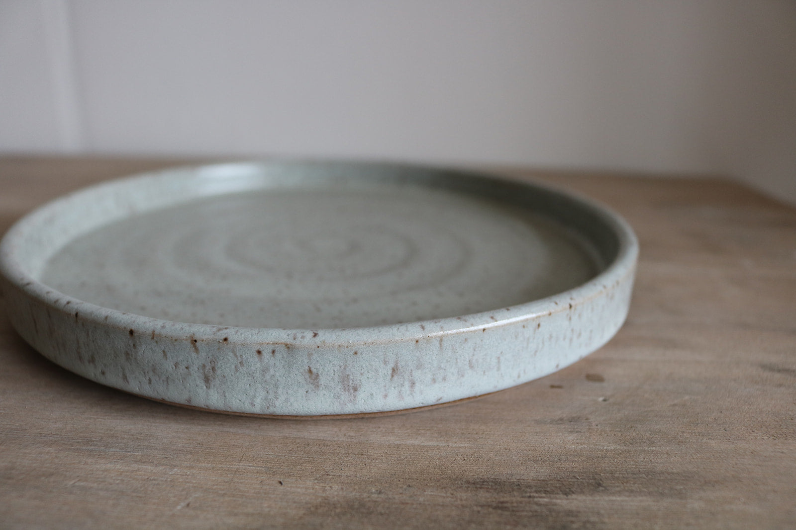 KJ Pottery Small Plate Speckled Grey | Heirloom Boulevard