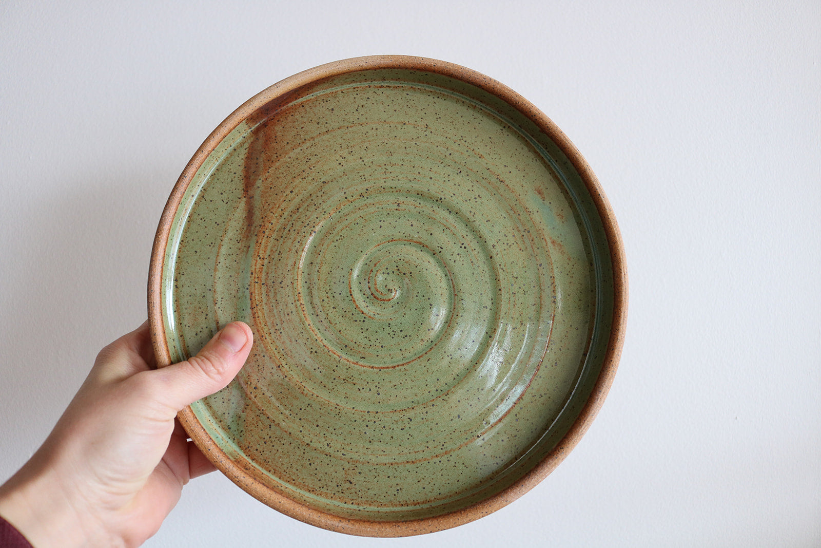 KJ Pottery Small Plate Desert Green | Heirloom Boulevard