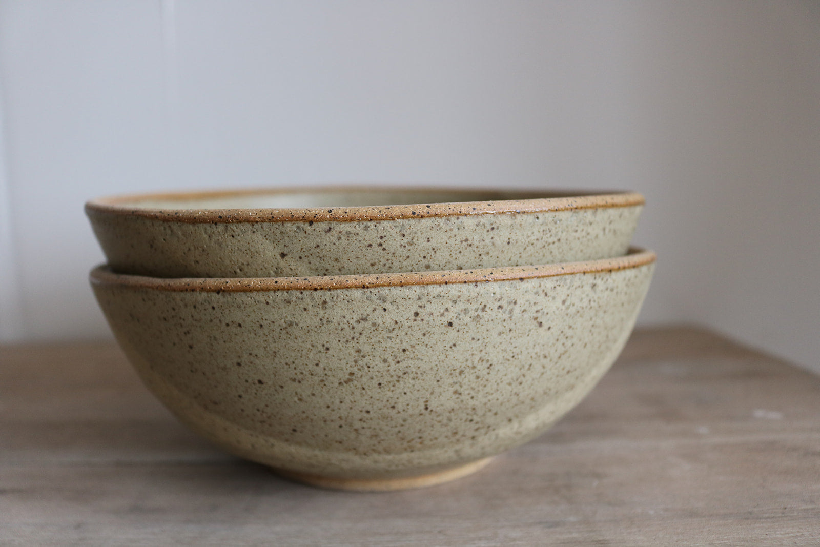 KJ Pottery Ramen Bowl Sand | Heirloom Boulevard