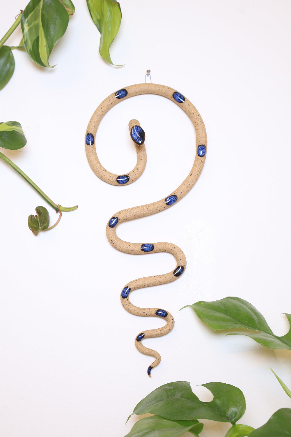 Carter + Rose, Medium Ceramic Wall Snake Selena | Heirloom Boulevard