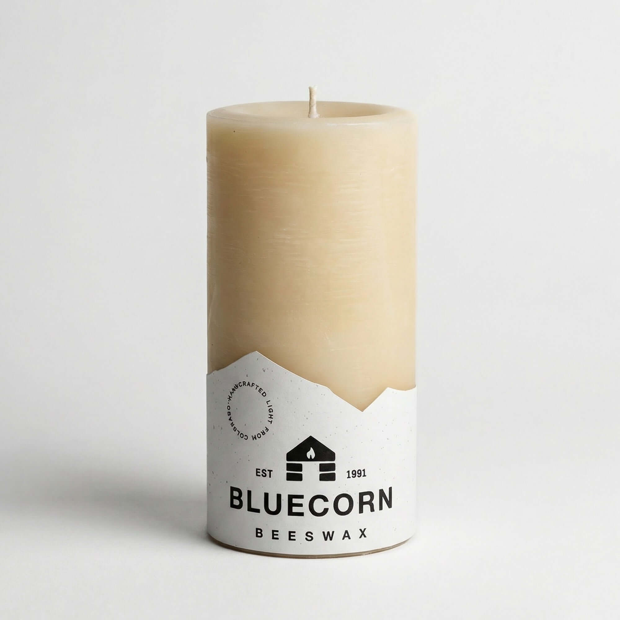 Ivory Pure Beeswax Pillar Candles | Heirloom Boulevard