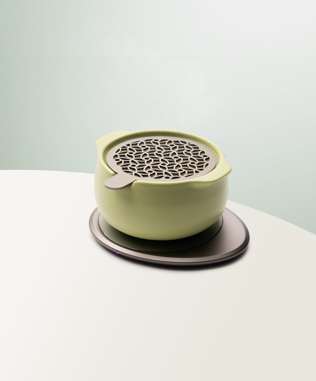 OHOM Jun Self-heating Diffuser Set - Verde Green | Heirloom Boulevard