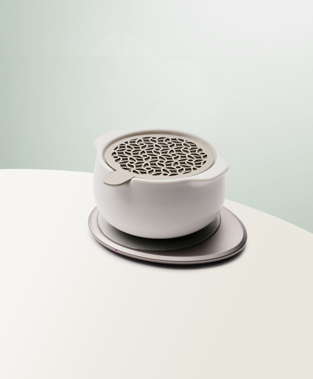 OHOM Jun Self-heating Diffuser Set - Jasmine White | Heirloom Boulevard
