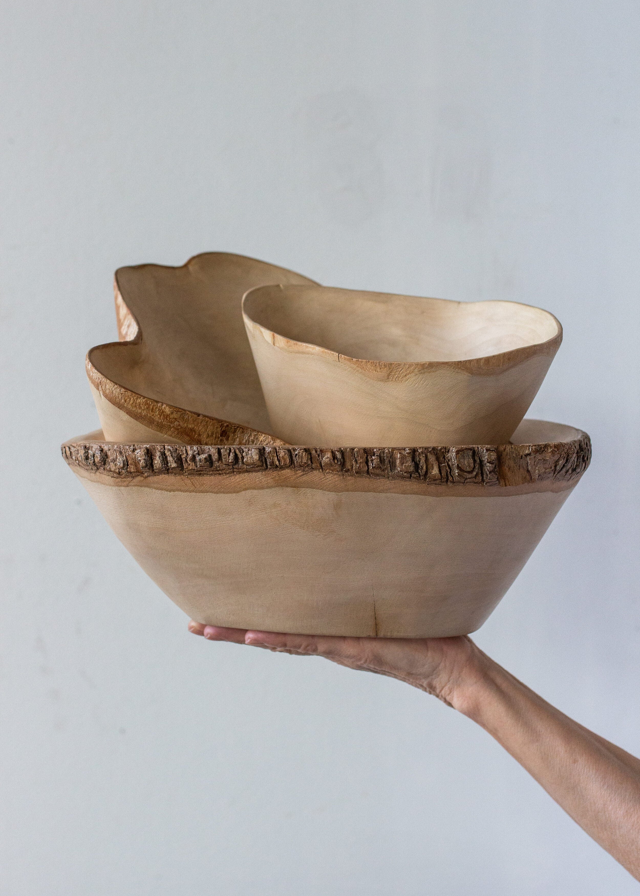 Kanju Interiors Jacaranda Hand-carved Wood Trinket Bowl | Heirloom Boulevard
