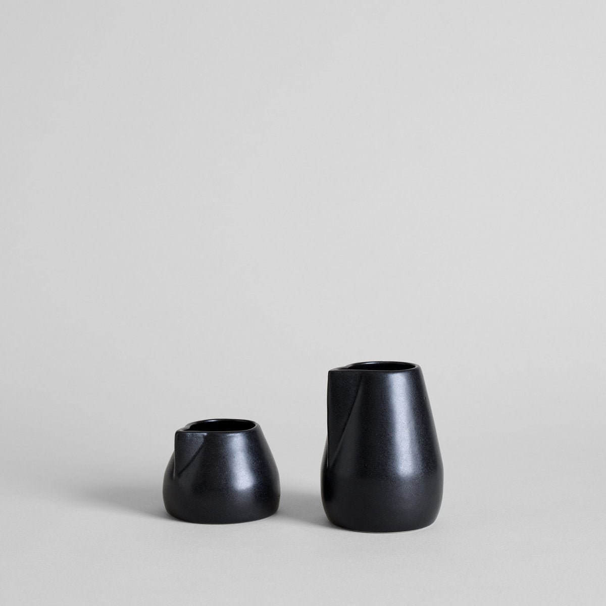 Bloomist Novah Creamer Set, Black Set of 2 | Heirloom Boulevard