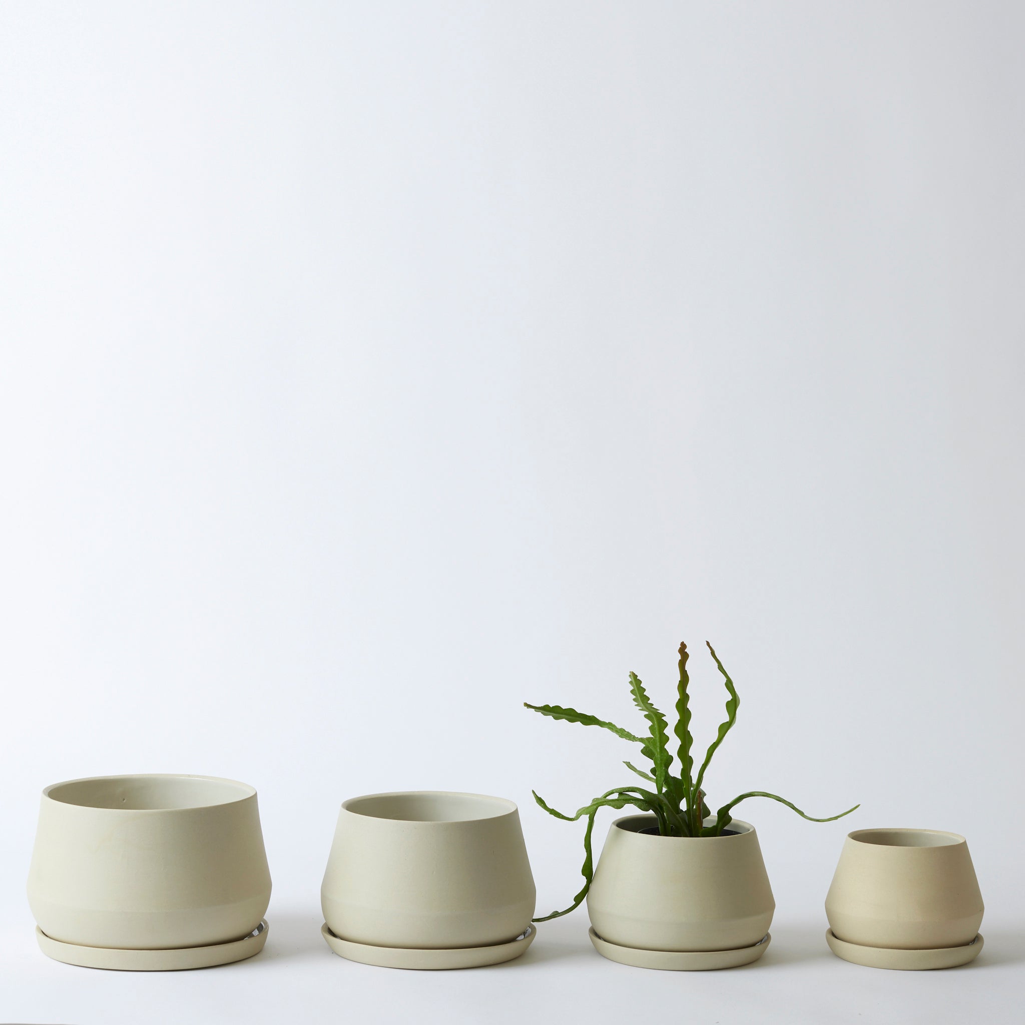 LBE Design Rancho Planter - 5 Inch with Saucer Sand | Heirloom Boulevard