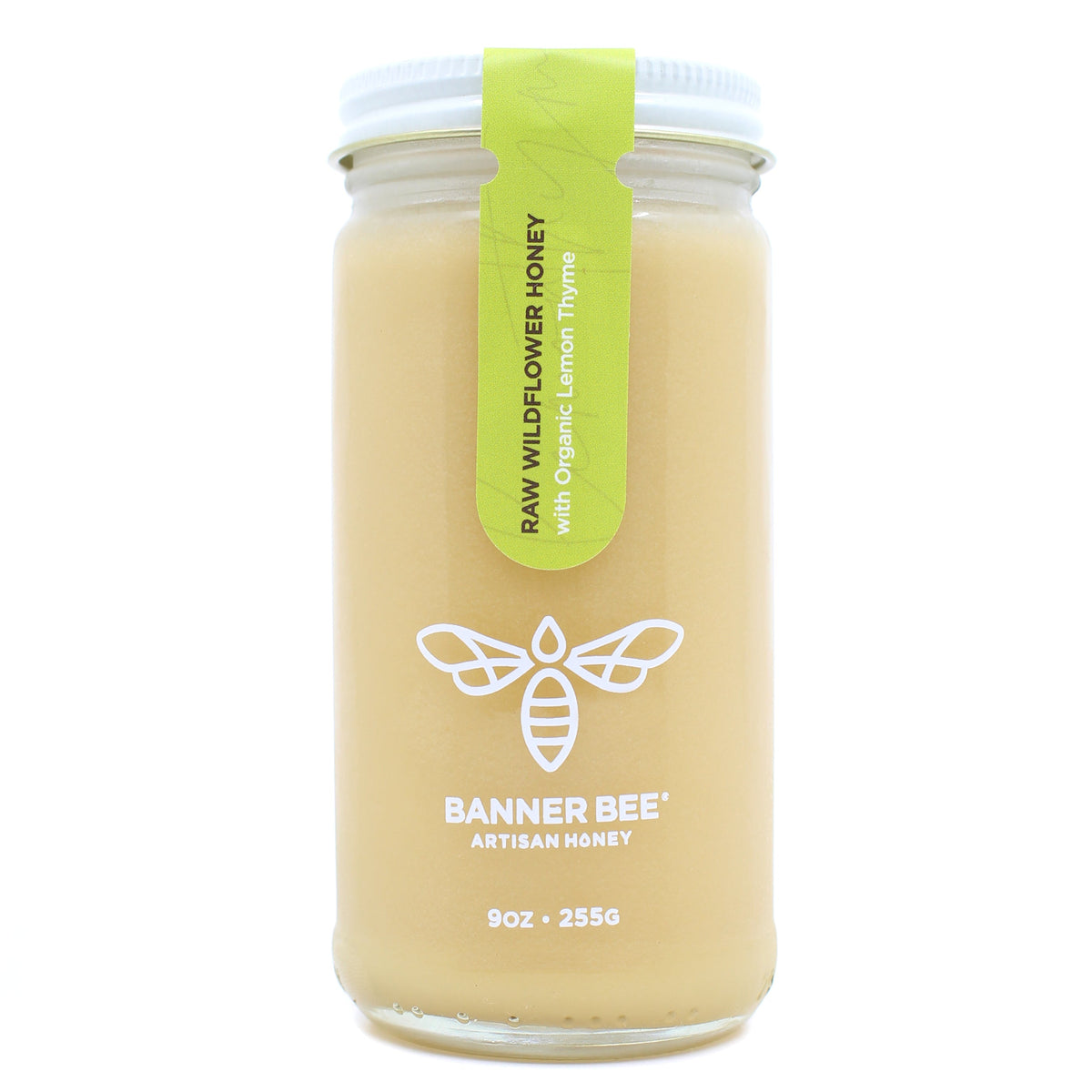 BannerBee Company Lemon Thyme Infused Raw Honey