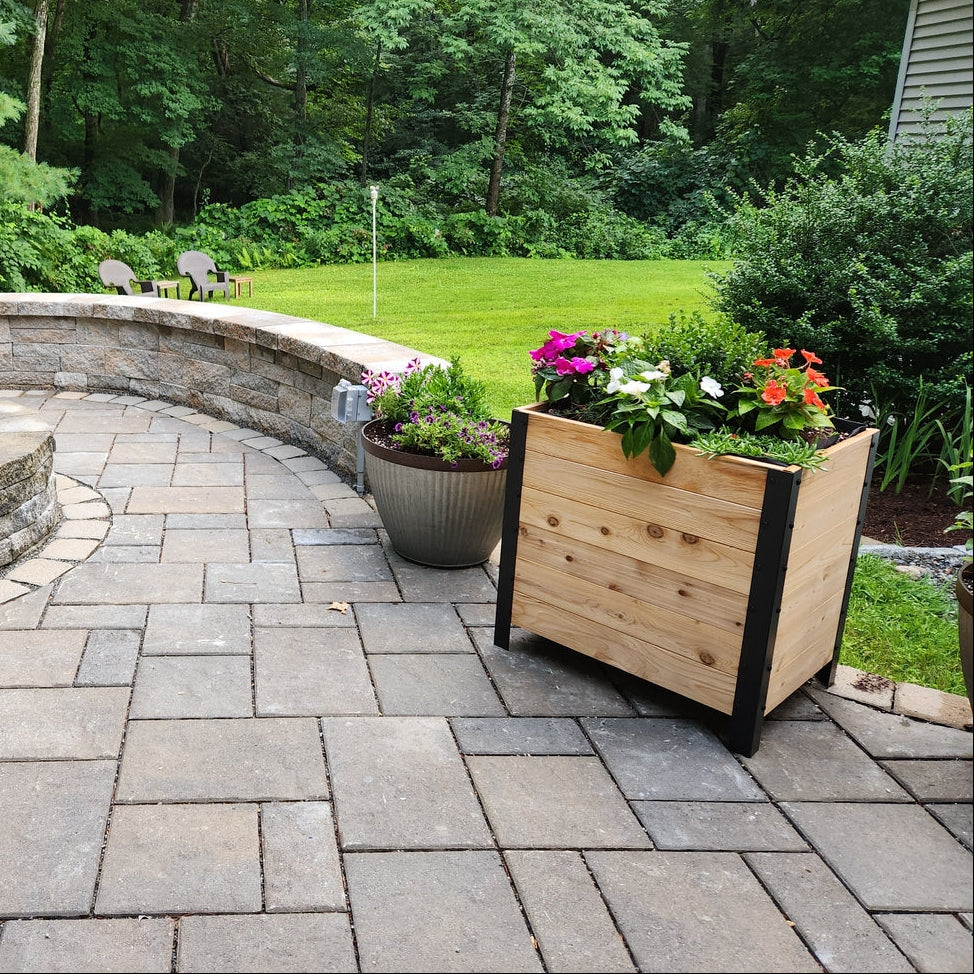 Cedar Planters 18" x 24" Planter Box - 24" TALL | Heirloom Boulevard