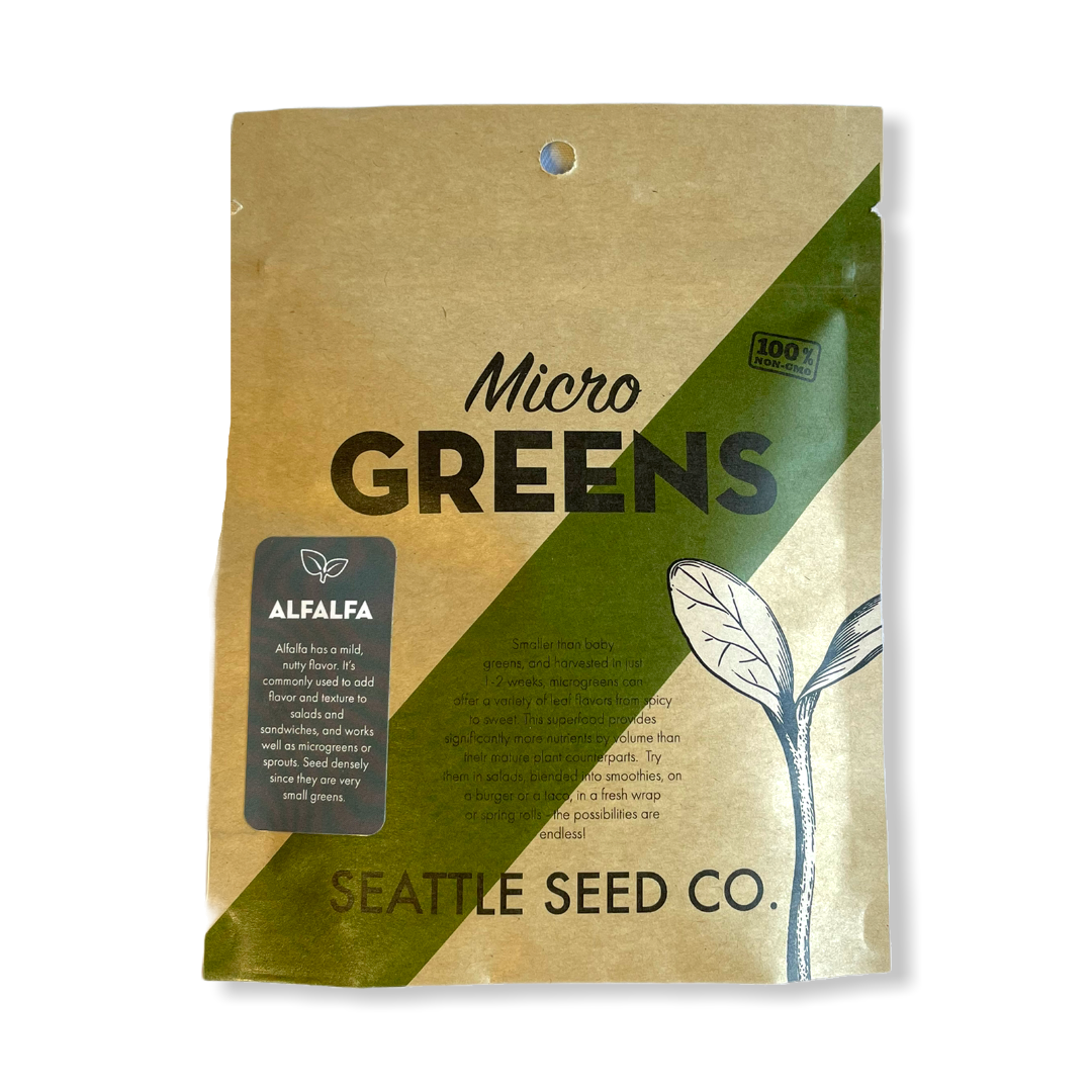Seattle Seed Company Alfalfa for Microgreens | Heirloom Boulevard
