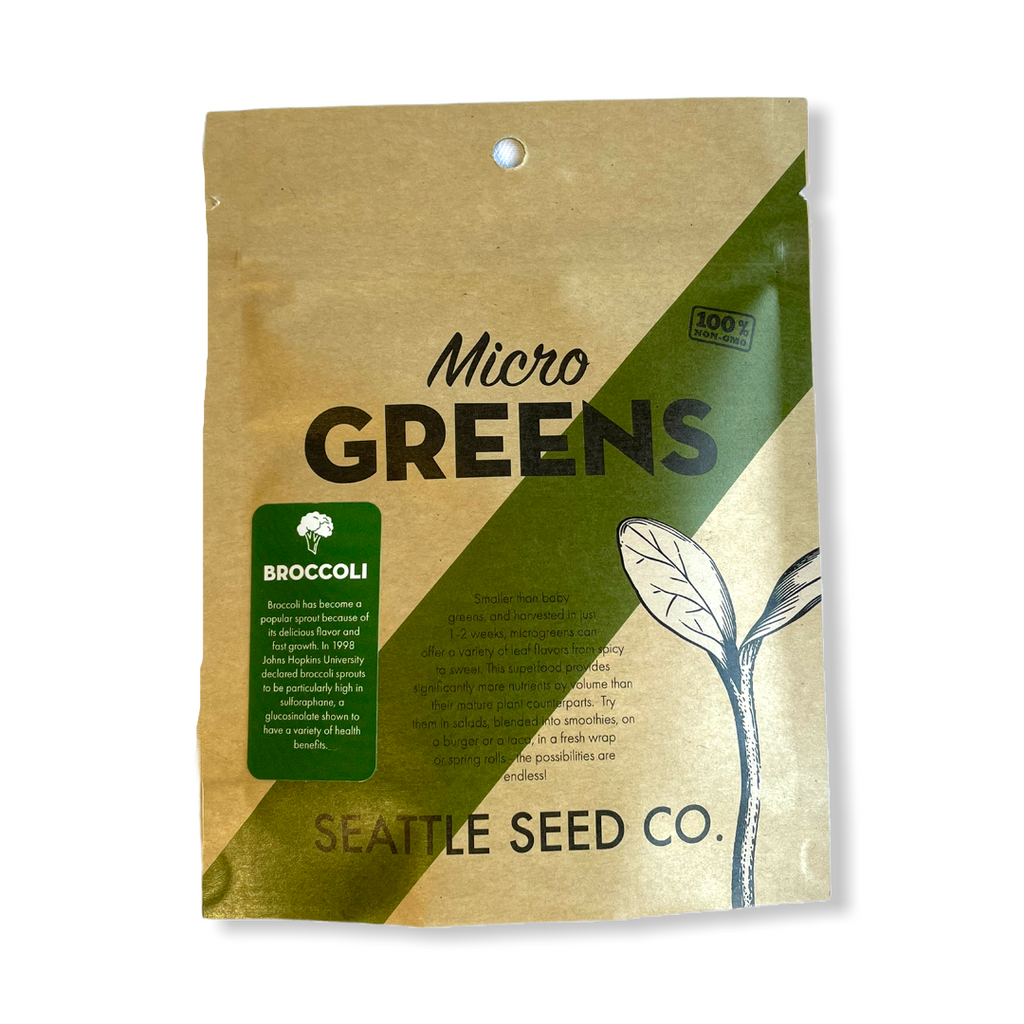 Seattle Seed Company Broccoli for Microgreens | Heirloom Boulevard