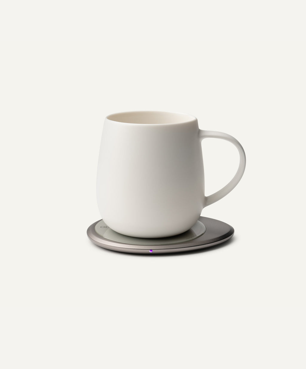 OHOM Ui 3 Self-heating Mug Set - Jasmine White | Heirloom Boulevard
