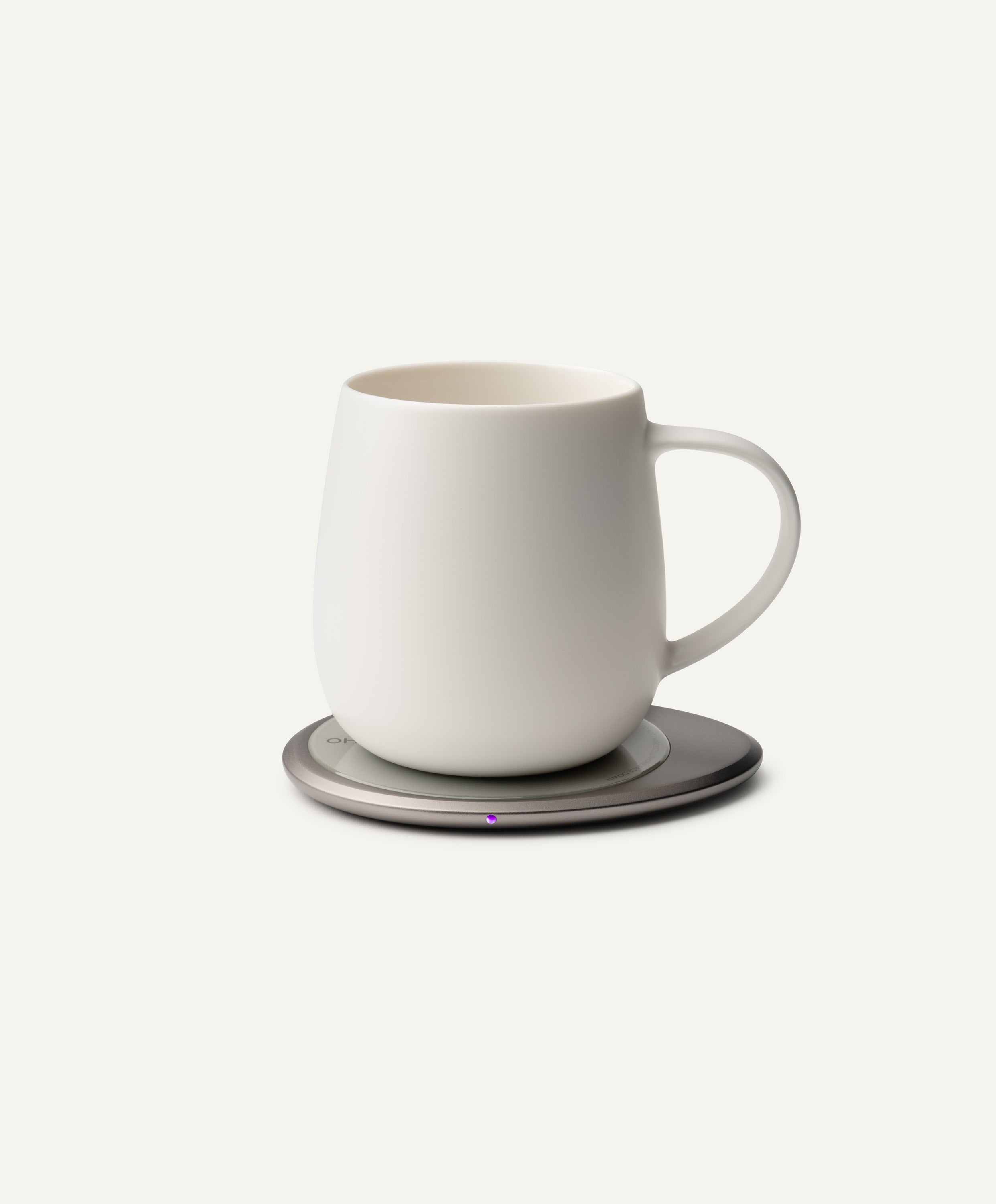 OHOM Ui 3 Self-heating Mug Set - Jasmine White | Heirloom Boulevard
