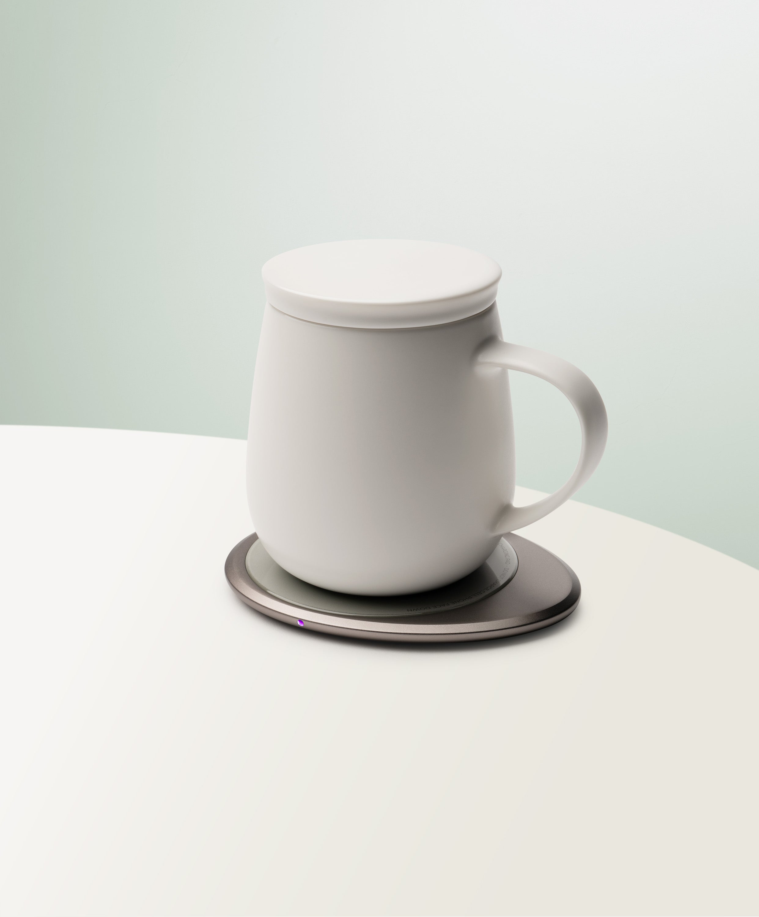 OHOM Ui 3 Self-heating Mug Set - Jasmine White | Heirloom Boulevard