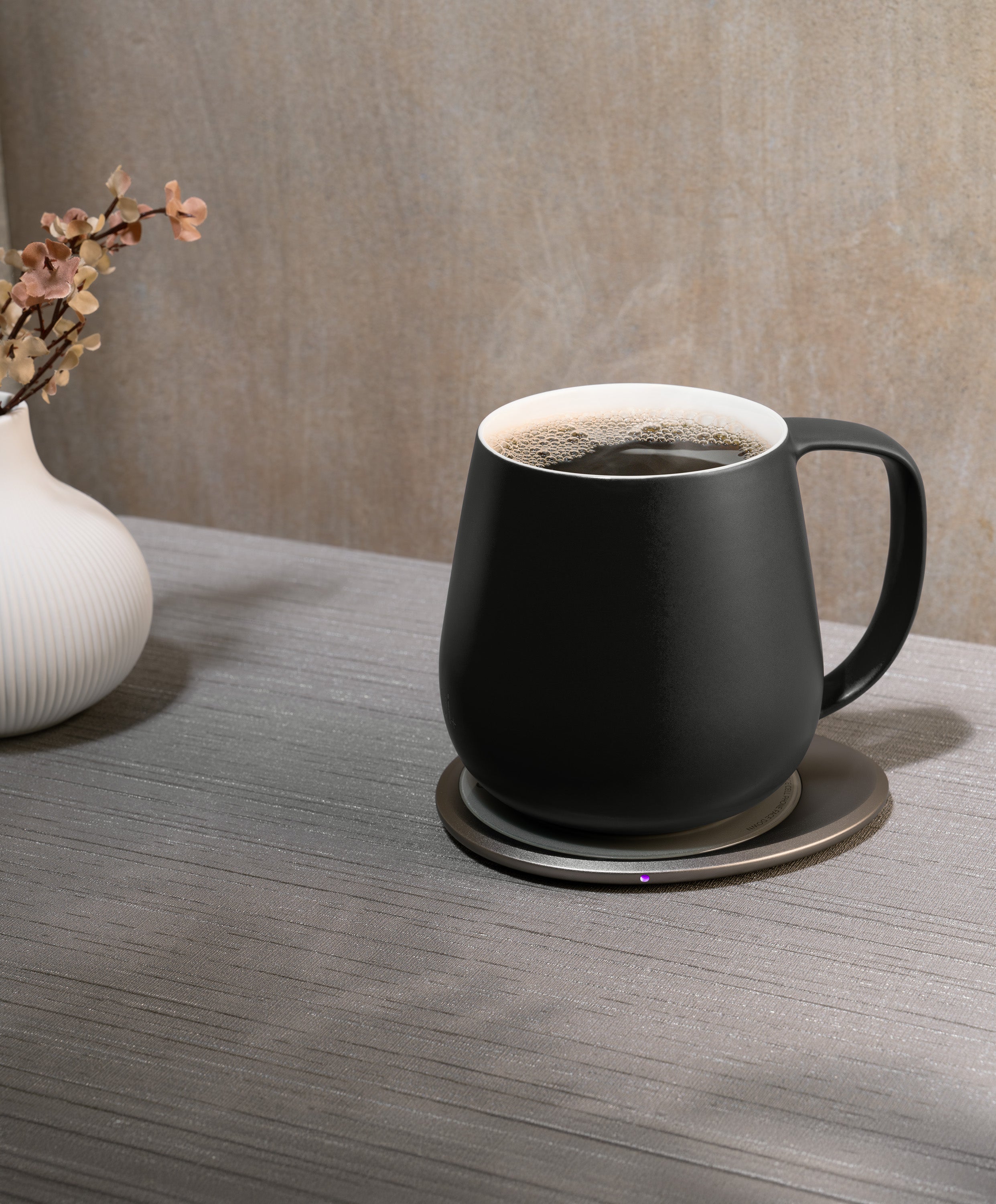 OHOM Ui+ Self-heating Mug Set - Inkstone Black | Heirloom Boulevard