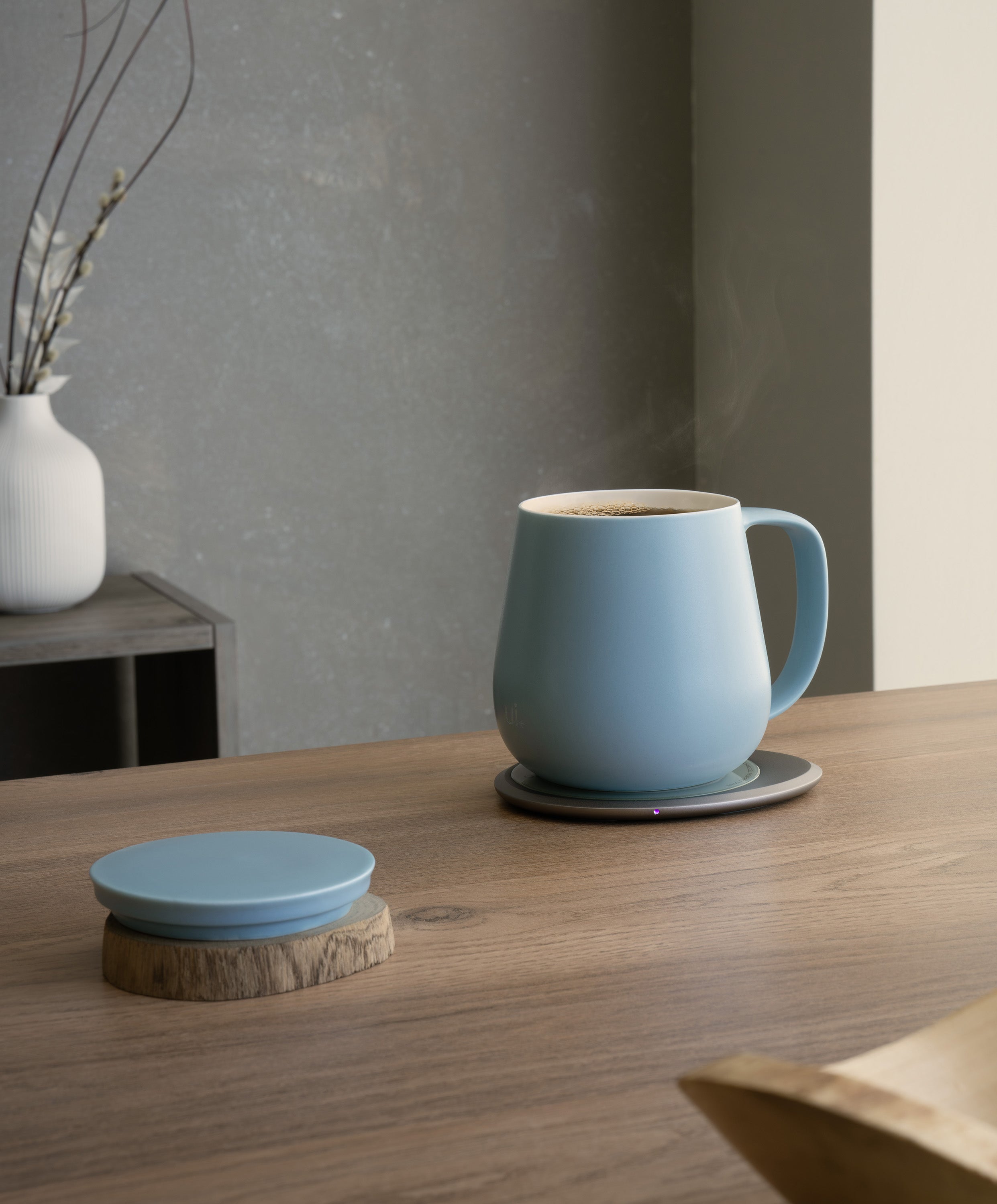 OHOM Ui+ Self-heating Mug Set - Moonmist Blue | Heirloom Boulevard