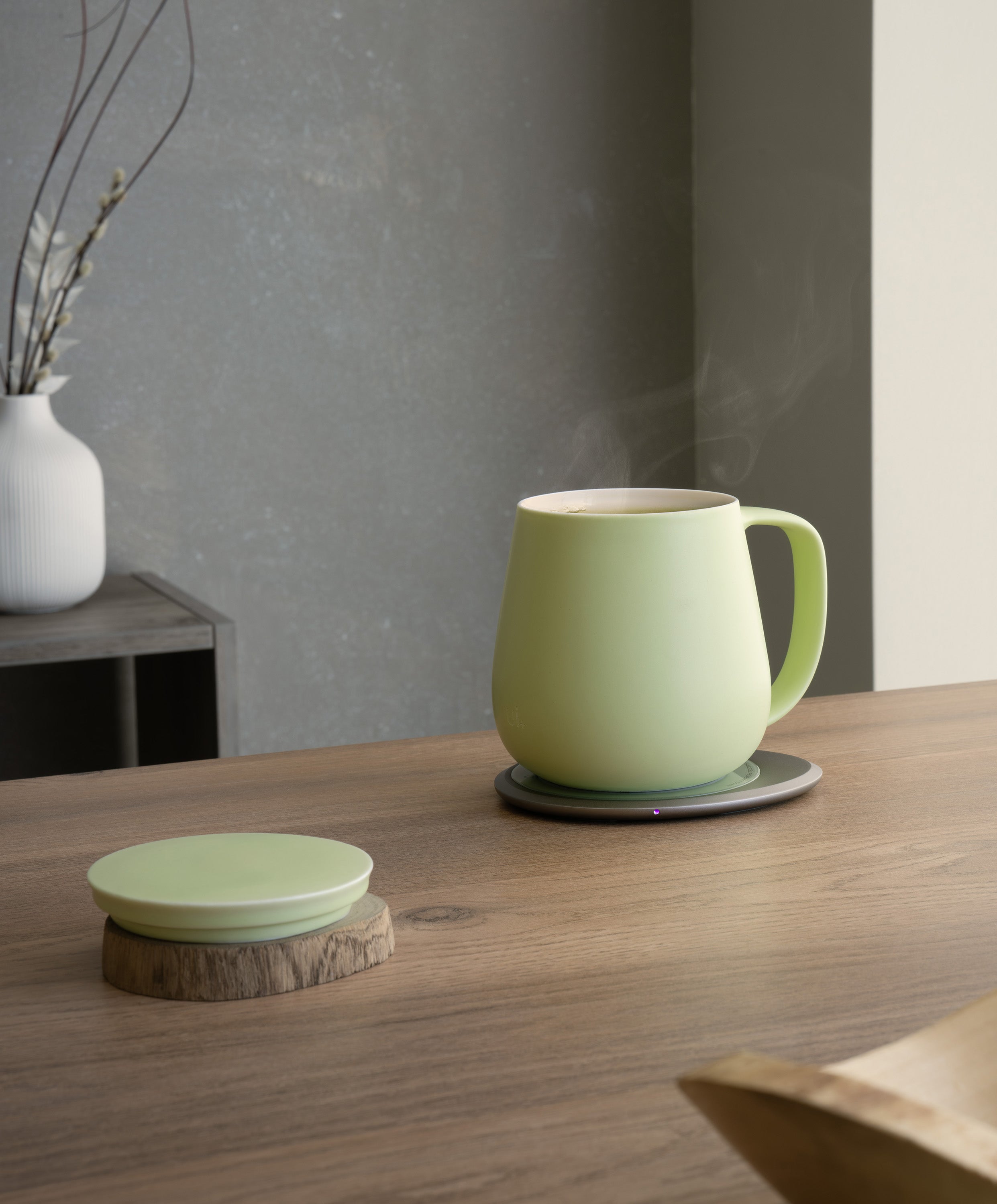 OHOM Ui+ Self-heating Mug Set - Verde Green | Heirloom Boulevard