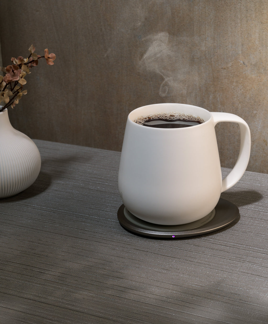 OHOM Ui+ Self-heating Mug Set - Jasmine White | Heirloom Boulevard