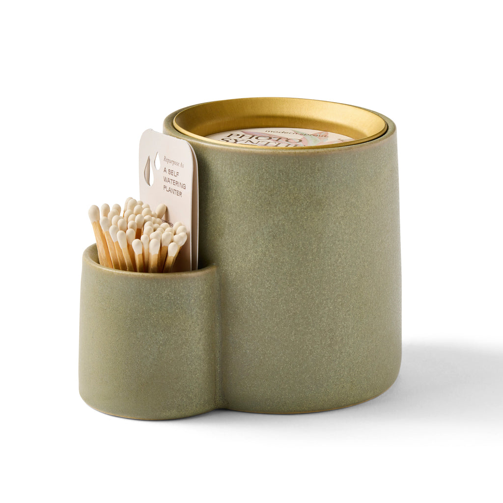 Modern Sprout Ember Earth Candle + Planter Photosynthesis Candle Planter Kit | Heirloom Boulevard