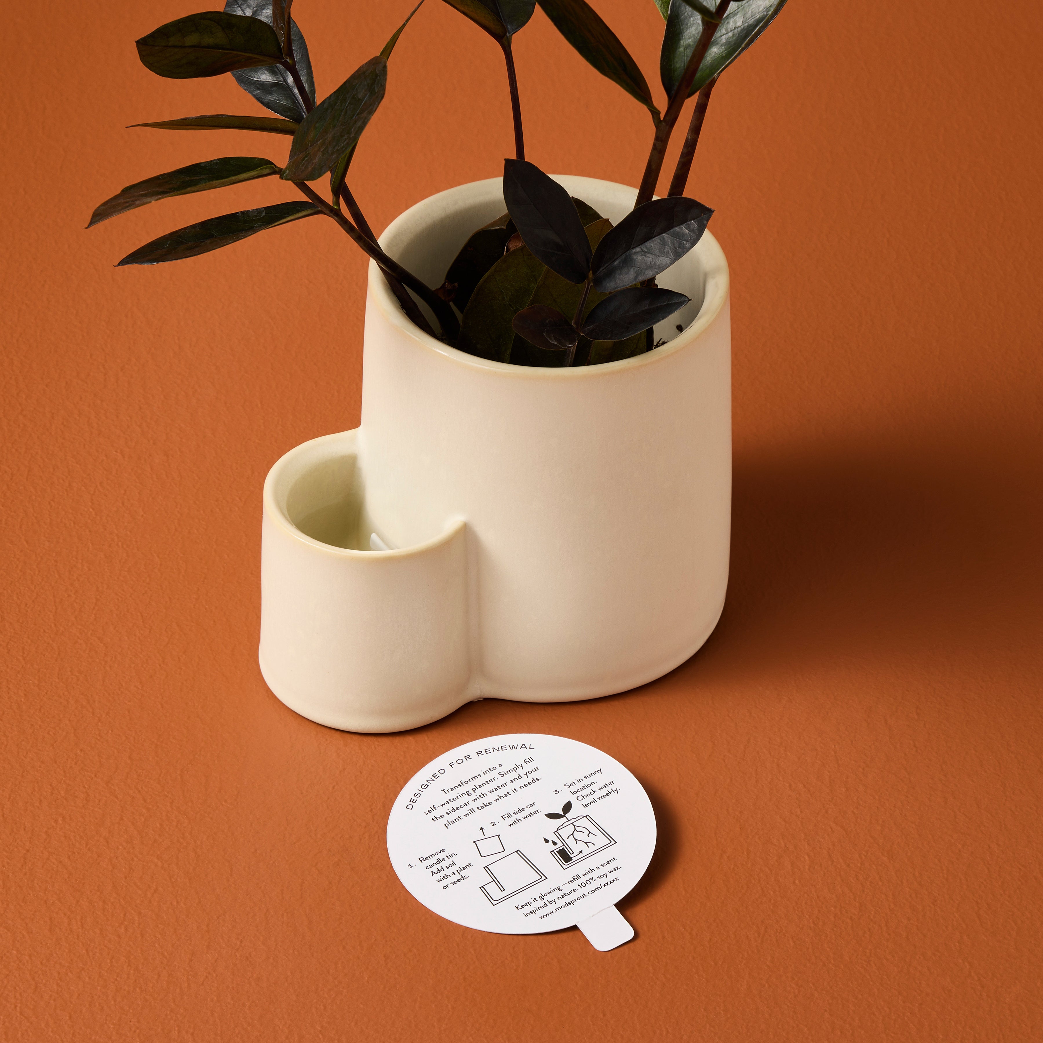 Modern Sprout Ember Earth Candle + Planter | Heirloom Boulevard