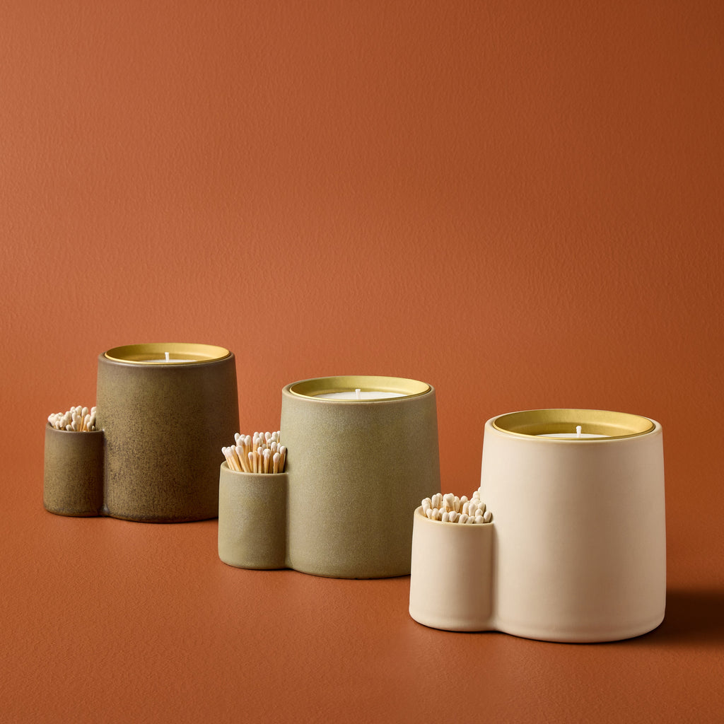 Modern Sprout Ember Earth Candle + Planter | Heirloom Boulevard