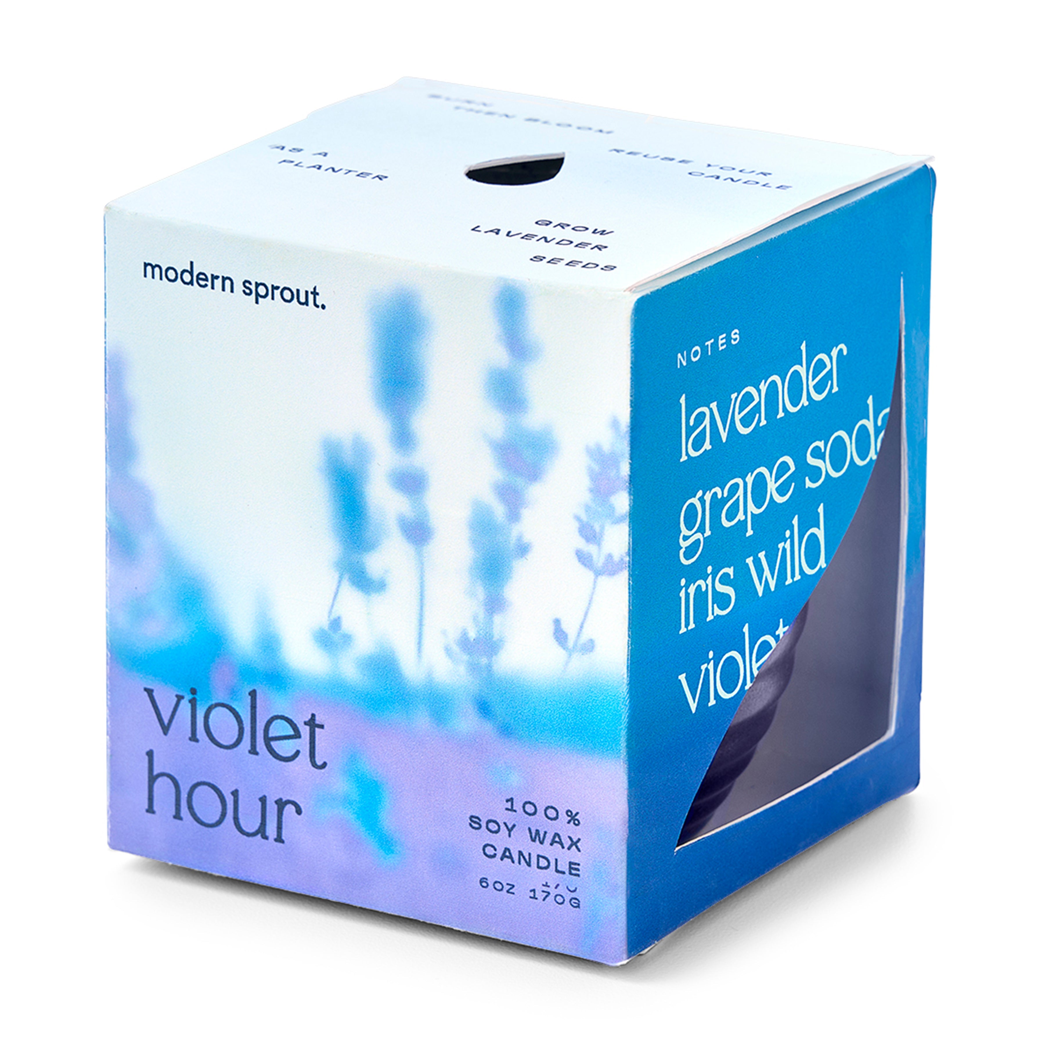 Modern Sprout Garden Vibes Candle/Planter 2-in-1