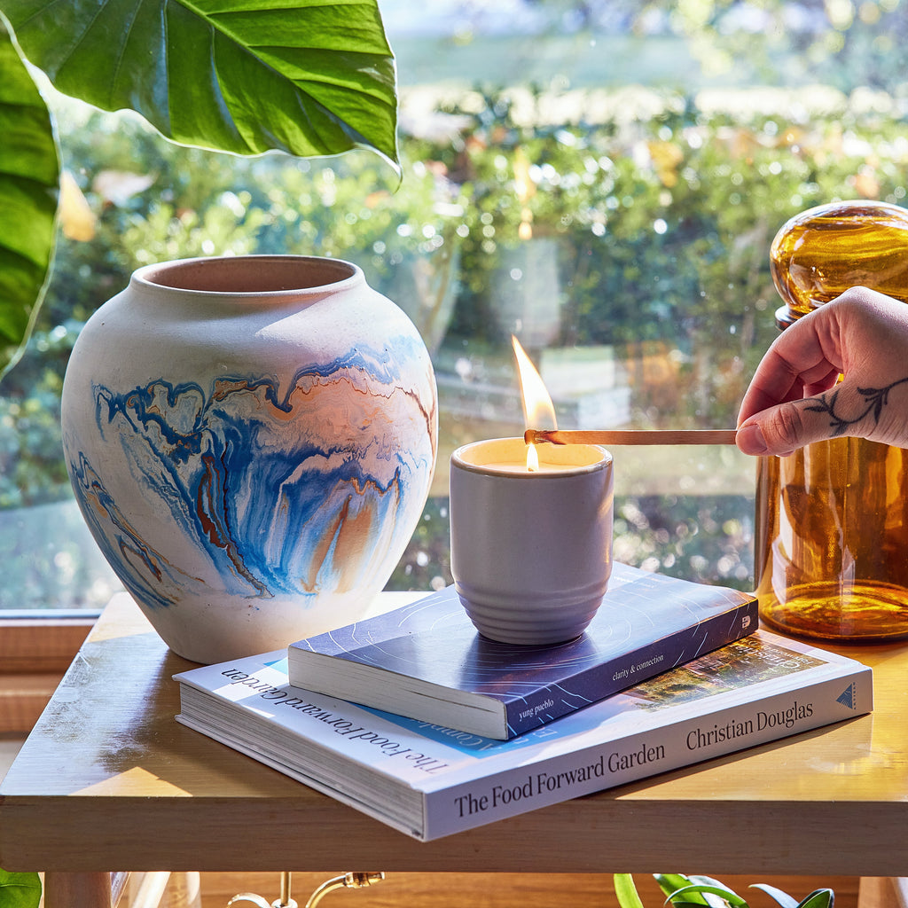 Modern Sprout Garden Vibes Candle/Planter 2-in-1