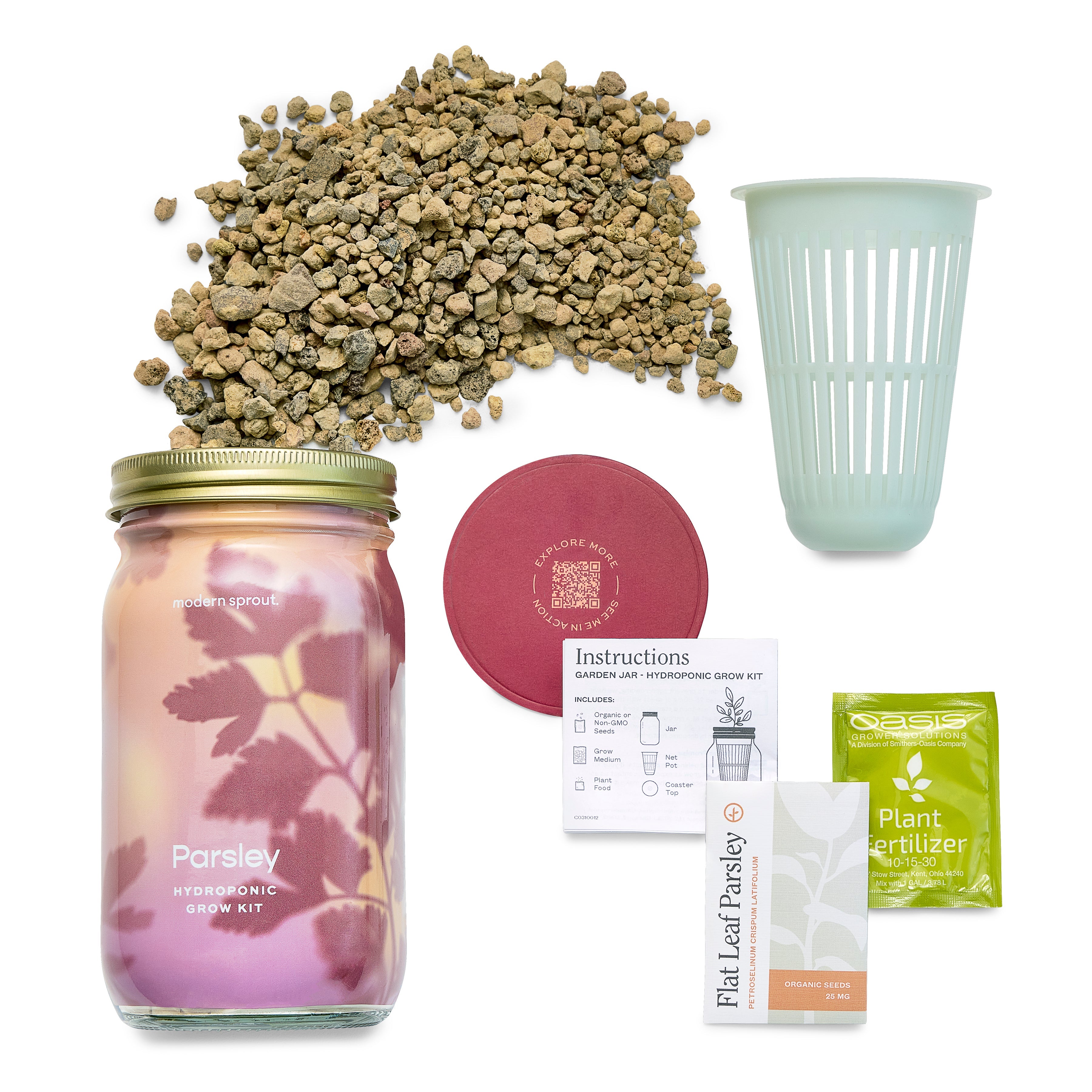 Modern Sprout Garden Jars - Organic Herbs