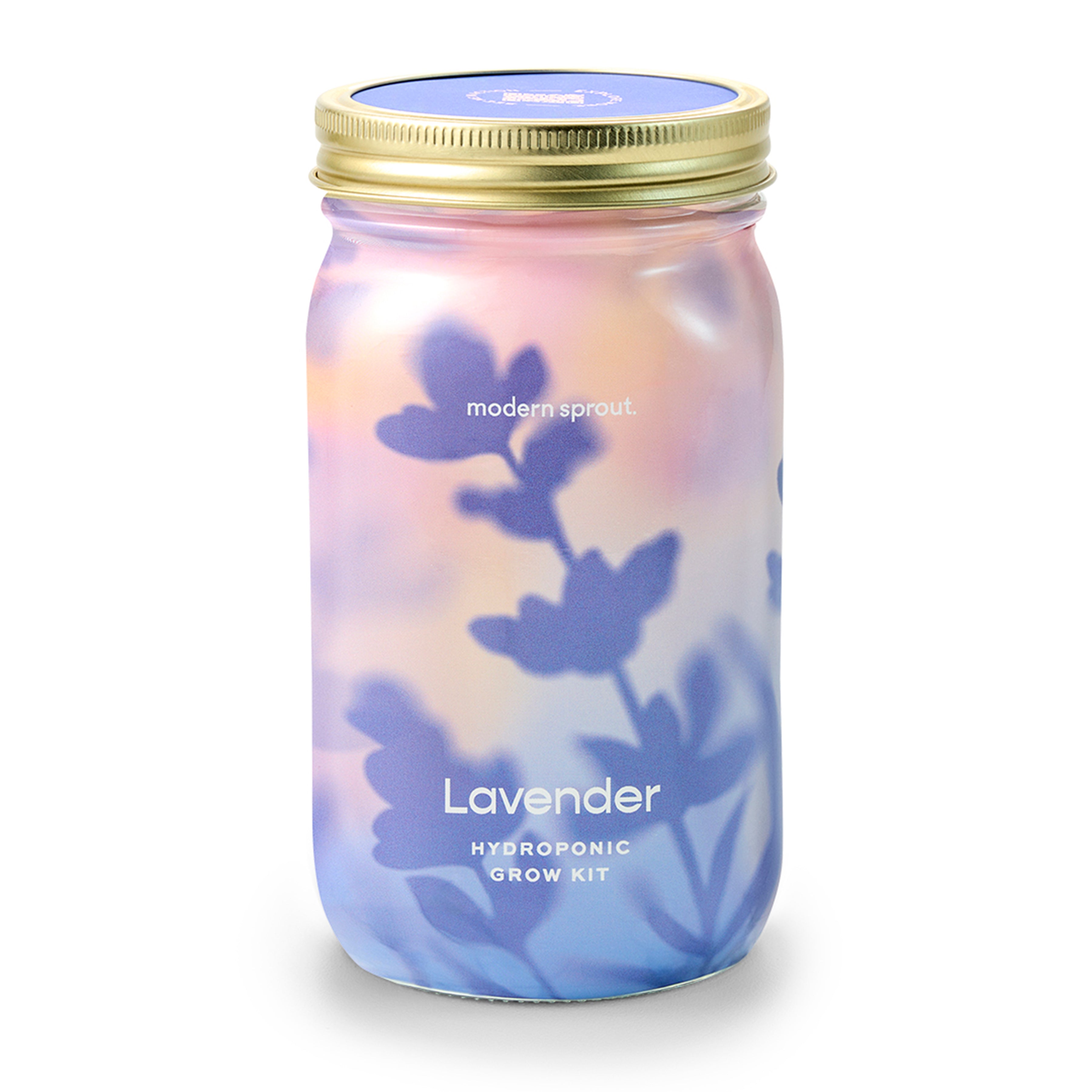 Modern Sprout Garden Jars - Organic Herbs Lavender 1pk | Heirloom Boulevard