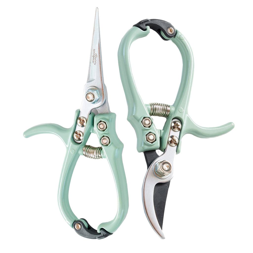 Modern Sprout Gardening Shears & Pruners Shears+Pruners 2pk - Sage | Heirloom Boulevard