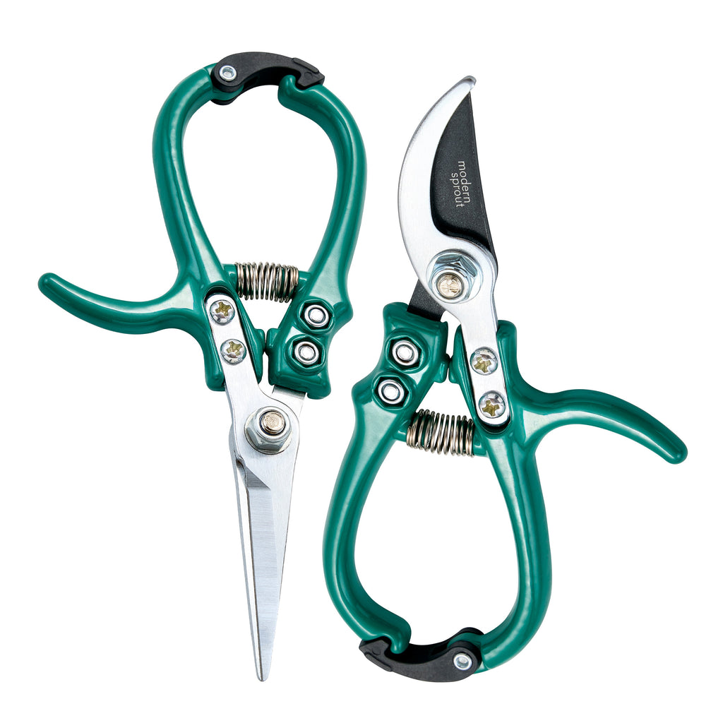 Modern Sprout Gardening Shears & Pruners Shears+Pruners 2pk - Ocean | Heirloom Boulevard