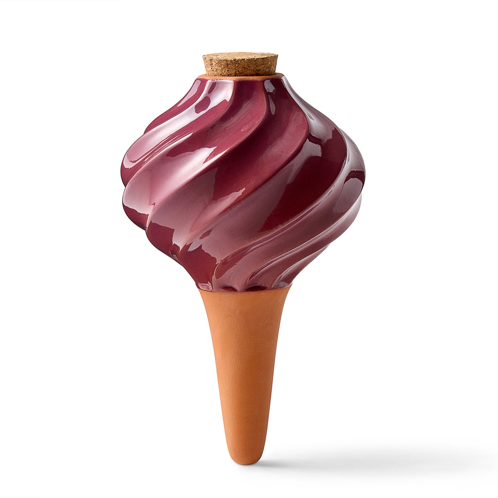 Modern Sprout Terracotta Watering Bulbs Plum 1pk | Heirloom Boulevard
